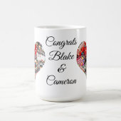 Heart - Las Vegas Playing Card Shape Koffiemok (Center)