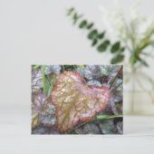 Heart Leaf Briefkaart (Staand voorkant)