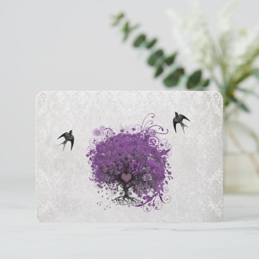 Heart Leaf Eggplant Tree  vogels RSVP (Staand voorkant)