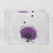 Heart Leaf Eggplant Tree  vogels RSVP (Voorkant / Achterkant)