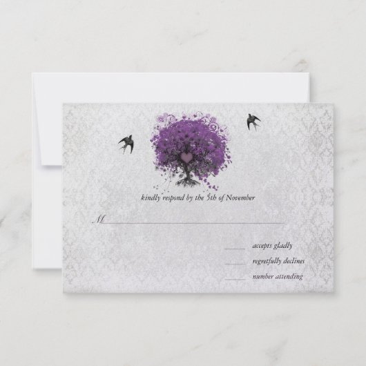 Heart Leaf Eggplant Tree  vogels RSVP (Achterkant)