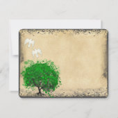 Heart Leaf Emerald Tree Dove Bird Bedankt (Achterkant)