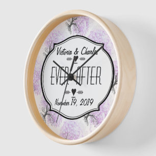 Heart Leaf Lavender Tree  Bird Wedding