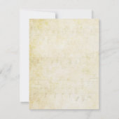 Heart Leaf Lavender Tree Bird Wedding Bedankkaart (Achterkant)