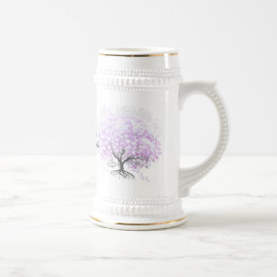 Heart Leaf Lavender Tree  Bird Wedding Bierpul