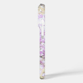 Heart Leaf Lavender Tree  Bird Wedding Case-Mate iPhone Case (Achterkant / Links)