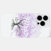 Heart Leaf Lavender Tree  Bird Wedding Case-Mate iPhone Case (Achterkant (horizontaal))