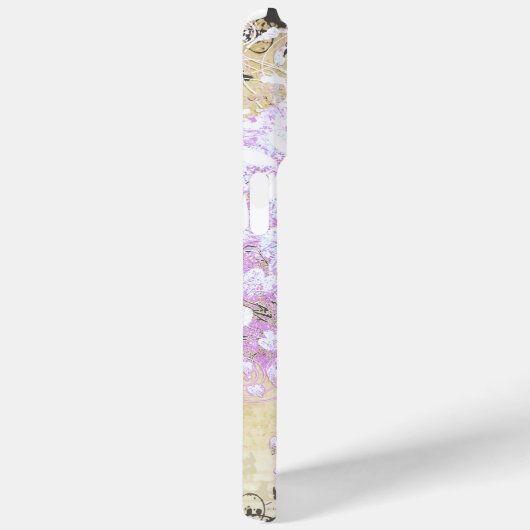 Heart Leaf Lavender Tree Bird Wedding Case-Mate iPhone Case (Achterkant / Rechts)