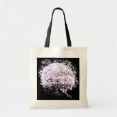 Heart Leaf Lavender Tree Bird Wedding Tote Bag (Voorkant)