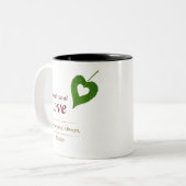 Heart Leaf Love – Mok voor mama (Voorkant links)