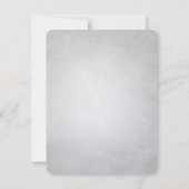 Heart Leaf Royal Blue Tree Dank je huwelijk Bedankkaart (Achterkant)