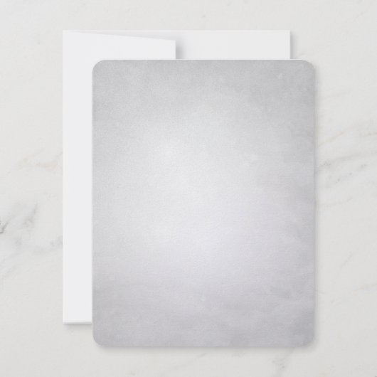 Heart Leaf Royal Blue Tree Dank je huwelijk Bedankkaart (Achterkant)