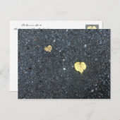 Heart Leaves - Autumn Love Briefkaart (Voorkant / Achterkant)