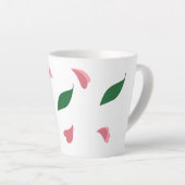 Heart & leaves latte mug latte mok (Rechterhoek)