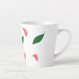 Heart & leaves latte mug latte mok
