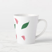 Heart & leaves latte mug mok (Rechts)