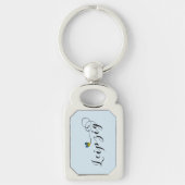 Heart Leipzig Keyring, Duitsland Sleutelhanger (Voorkant)