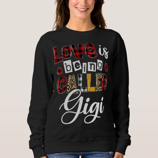Heart Leopard Love heet Gigi Happy Moth Trui (Voorkant)