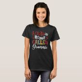 Heart Leopard Love heet Grammie Moeder' T-shirt (Voorkant volledig)