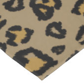 Heart Leopard Pattern in Natural Colors Tafelkleed (Gekanteld)