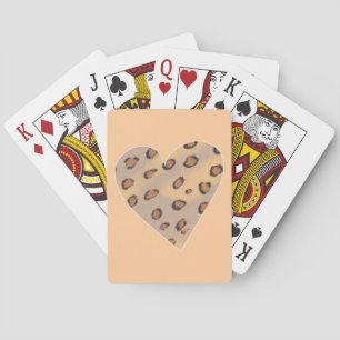 Heart Leopards, aangepaste speelkaarten