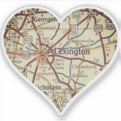 Heart Lexington KY Sticker (Voorkant)