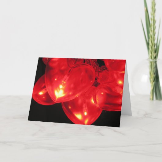 Heart Light Card Feestdagen Kaart (Voorkant)