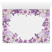Heart Lijst Paarse lavender Rozen Weddenschap (Binnen Horizontaal (Onder))
