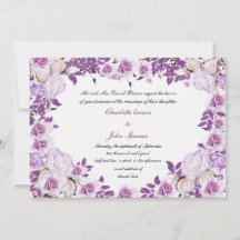 Heart Lijst Paarse lavender Rozen Weddenschap