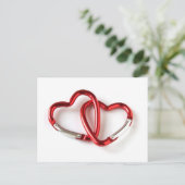 Heart Links Briefkaart (Staand voorkant)