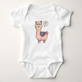 Heart Llama Romper (Voorkant)