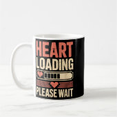 Heart Loading Please Wait Retro Xel Valentine Humo Koffiemok (Links)