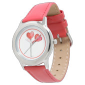 Heart Lollies Horloge (Gekanteld)