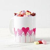 Heart Lollipop Border Coffee Mug Koffiemok