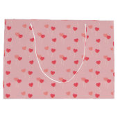 Heart Lollipop Love Gift Bag Groot Cadeauzakje (Achterkant)