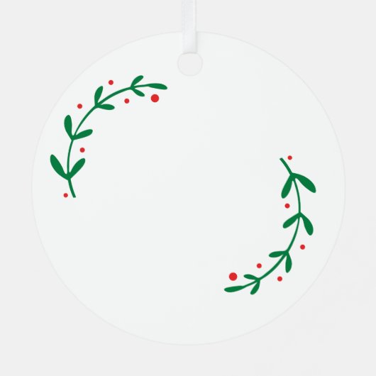 Heart Lollipops Eerste Kerstdag verloofd Metalen Ornament (Achterkant)