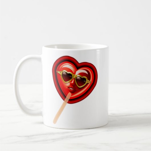 Heart Lolly Koffiemok (Links)