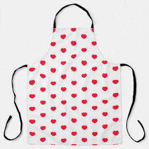 Heart Love All-Over Print Apron Schort