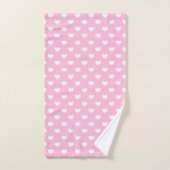 Heart Love Bath Towel Set Bad Handdoek (Handdoek)