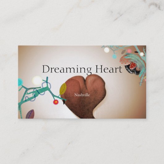 Heart Love Dreaming Visitekaartje (Voorkant)