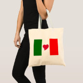 Heart LOve Italy Bag Tote Bag (Voorkant (product))