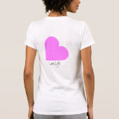 Heart-"Love Life" T-shirt (Achterkant)