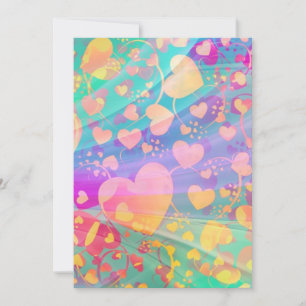 Heart Love Pattern Pastel Design
