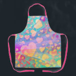 Heart Love Pattern Pastel Design Schort<br><div class="desc">Levendig hart samengesteld uit EDDA Fröhlich / EDDArt | Gelukkig gevoel voor cadeautjes in de liefde | Voor meer producten en Design kunt u contact met mij opnemen: contact@eddart.de of kunt u hier kijken: www.zazzle.com/store/prettypatternarts en hier: www.zazzle.com/store/eddartshop en hier: www.zazzle.de/store/eddartiful | Verspreid je bericht!</div>