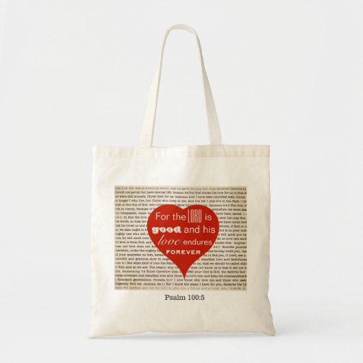 Heart love scription tote bag (Voorkant)