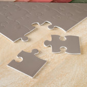 Heart Love Striped Valentijnsdag Legpuzzel (Zijkant)