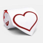 Heart Love_ Stropdas (Opgerold)