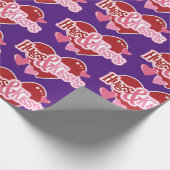 Heart Love Valentijn Wrapping Paper Cadeaupapier (Hoek)