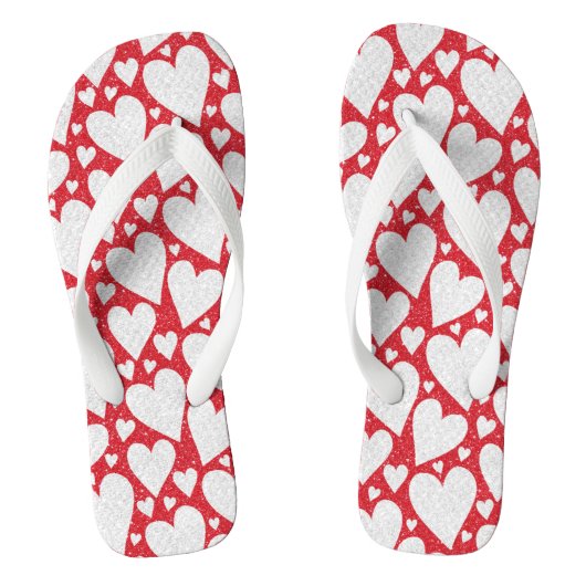 Heart Love Valentijnsdag voor liefhebbers Teenslippers