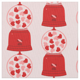 heart love valentine gum machine gumballs stof